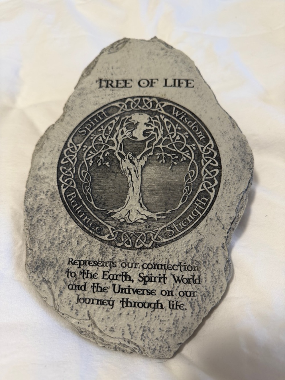Celtic Tree of Life Decorative Stone Plaque